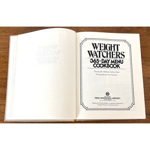 Weight Watchers 365‑Day Menu Cookbook –Jean Nidetch  Hardcover  1981 - Picture 3 of 11